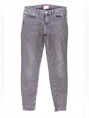 Hugo’s Women’s Gray Slim Fit Ankle Jeans with back zippers.